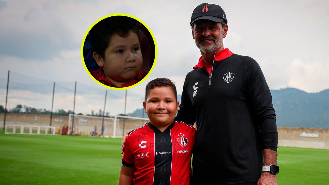 El 'Gran' Lalito y su corazón rojinegro visitan al Atlas