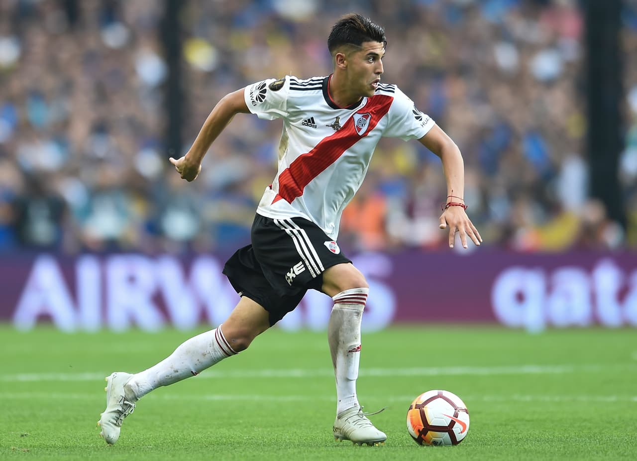 Su buen momento en River Plate ha puesto a Exequiel Palacios en el radar del Inter de Milán.