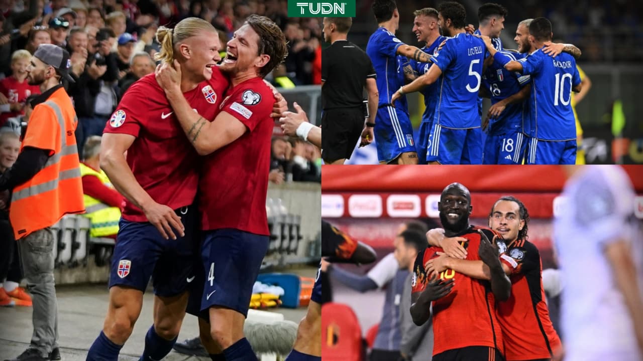 Haaland marca en triunfo de Noruega; victorias de Bélgica e Italia