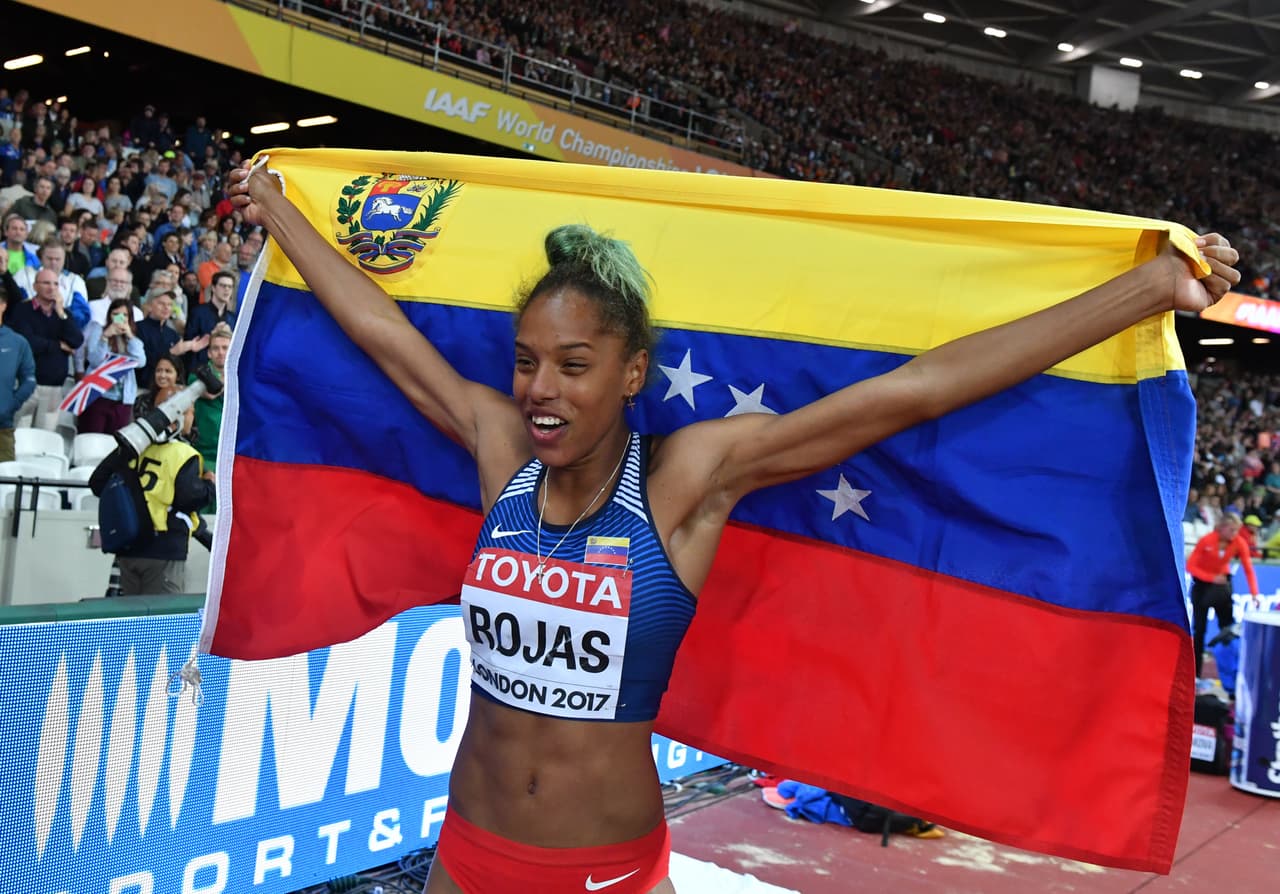 La venezolana Yulimar Rojas obtuvo plata en Río 2016, pero fue en 2017 donde estalló como la mejor del salto triple mundial y se confirmó como una reina mundial del atletismo con su belleza y talento.