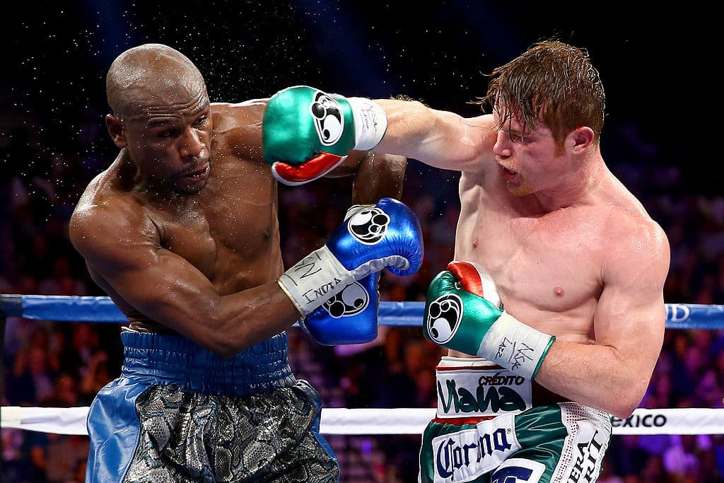 <b>Burlas en contra del ‘Canelo’ Álvarez</b>
<br>Mayweather se burló del pugilista mexicano al llamarlo “Ca-lose-o” haciendo referencia a que es un perdedor, también se burló de sus movimientos y aseguró que no tuvo ningún problema al vencerlo.