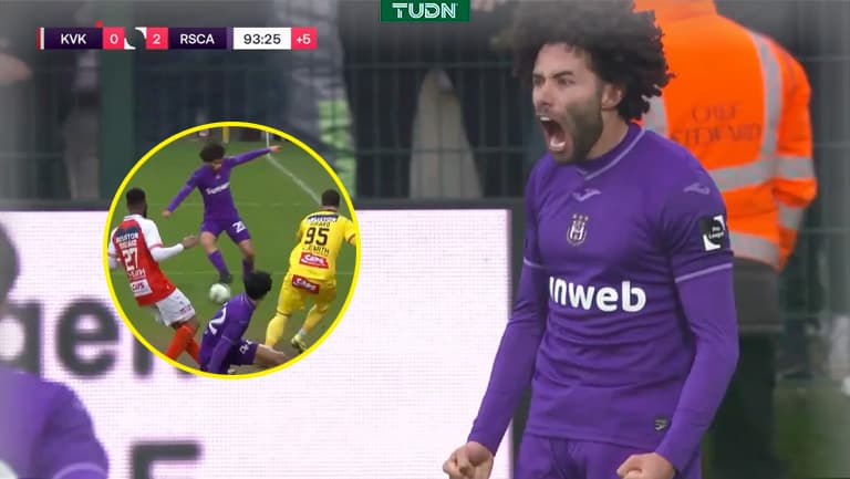 ‘Chino’ Huerta debuta y hace gol con el Anderlecht en el futbol belga