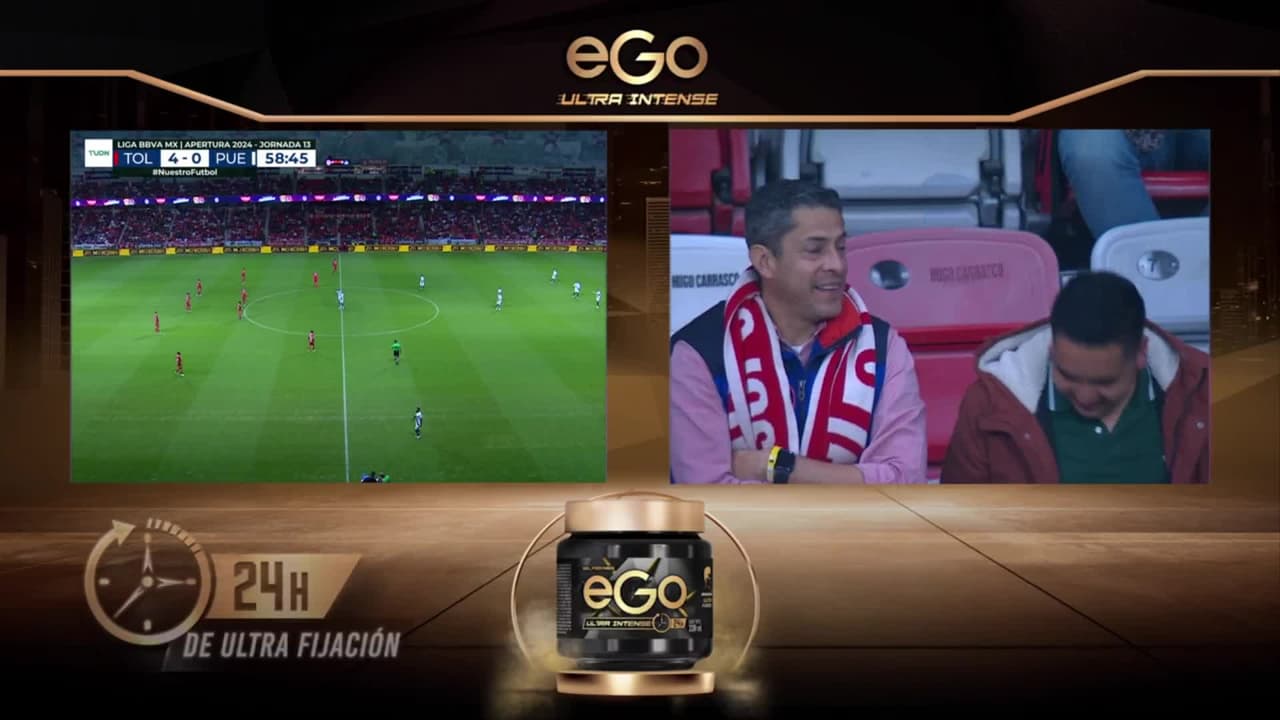 ¡GOL!  anota para Toluca. Paulinho