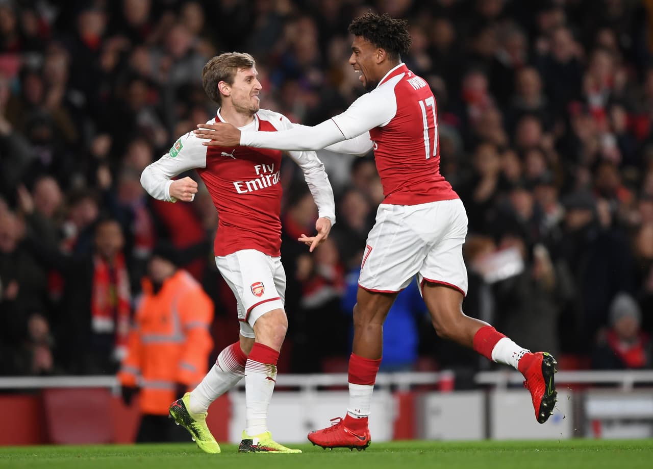 Arsenal venció 2-1 al Chelsea y ahora se prepara para la final de esta Copa de la Liga contra el Manchester City.