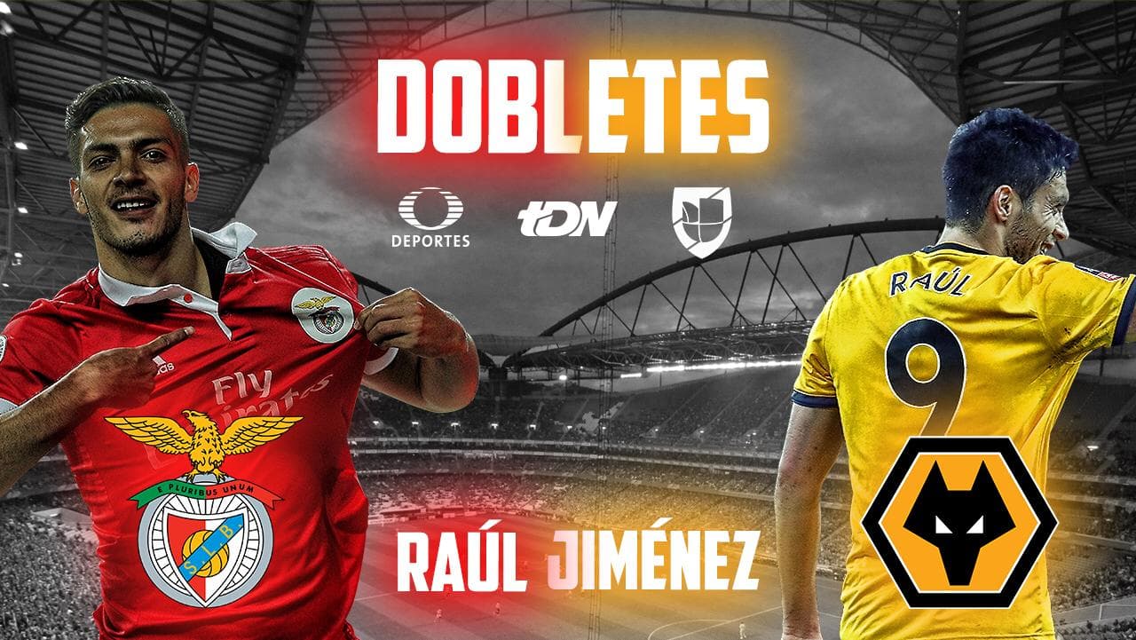 Raúl Jiménez firmó su tercer doblete en Europa