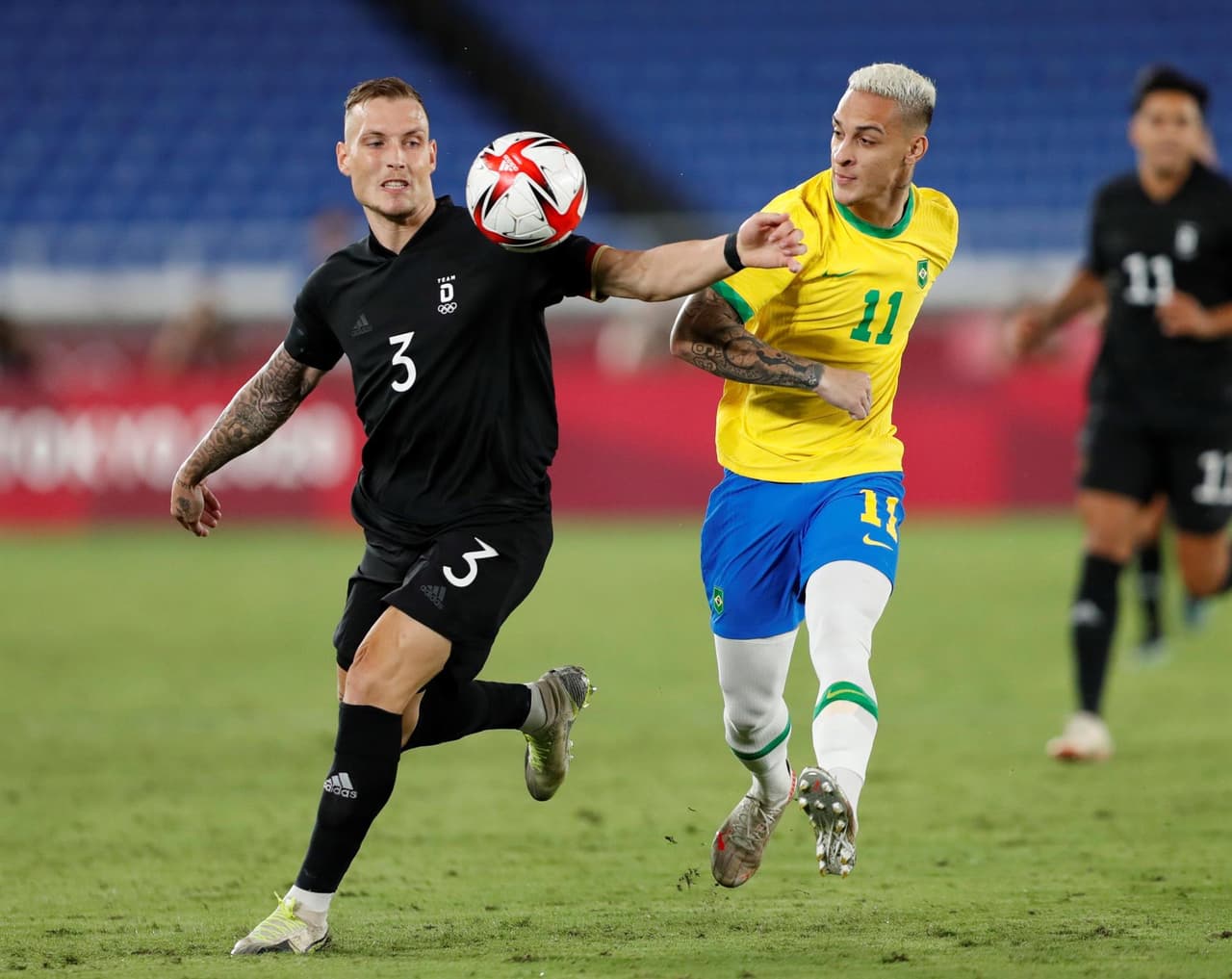 Brasil logró imponerse 4-2 ante una Alemania que no dejó de luchar hasta el último minuto en su debut dentro del Grupo D en los JO de Tokyo 2020. Richarlison se luce esta tarde, pues anotól hat-trick y Paulinho el último tanto al 90+4 , mientras que por la 'Mannschaft', Amiri y Ache sumaron dos goles.