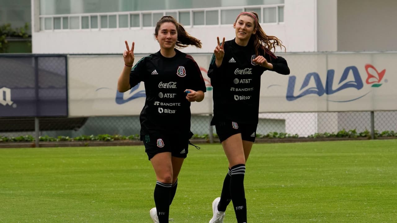 Video: La Selección Mexicana Femenil presume a las hermanas Flores entrenando