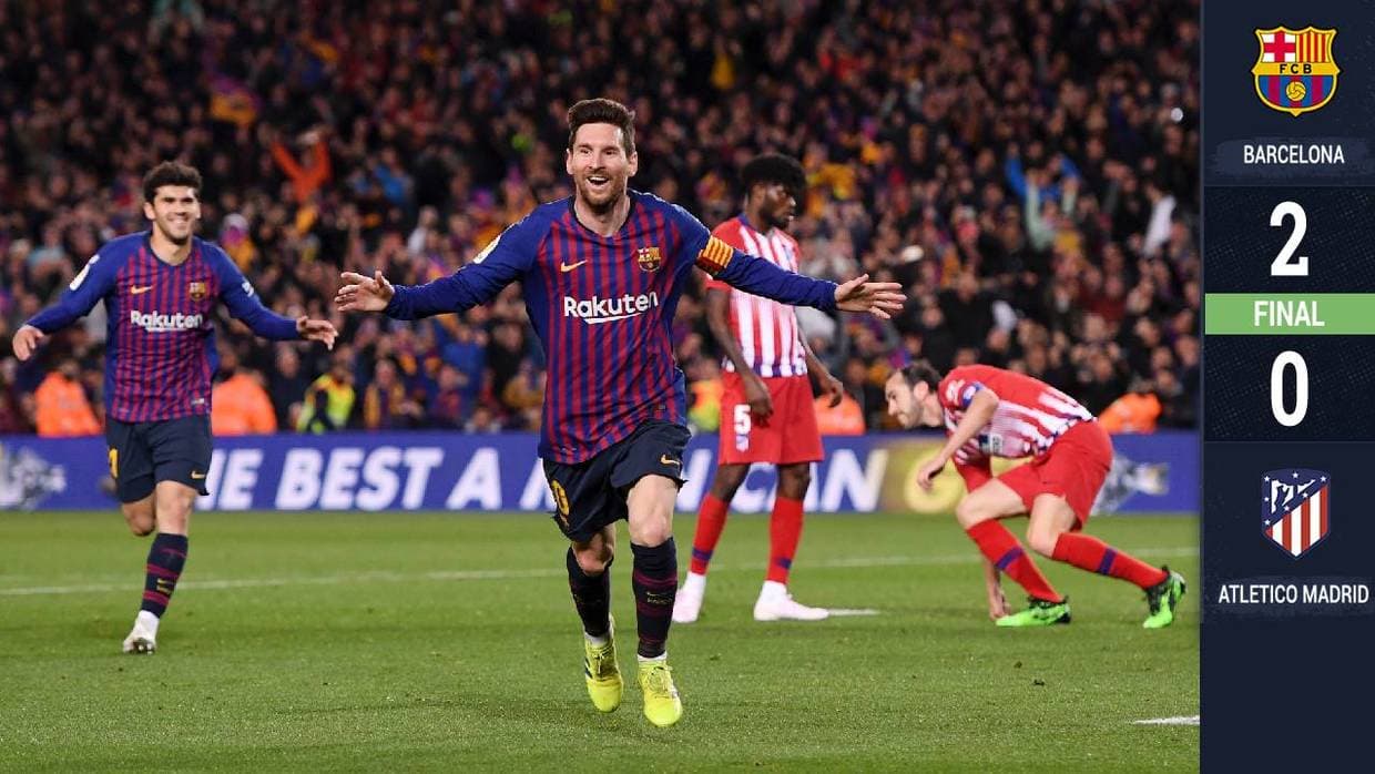 ¡Campeonato amarrado! Barcelona derrota al Atlético de Madrid y marca distancia