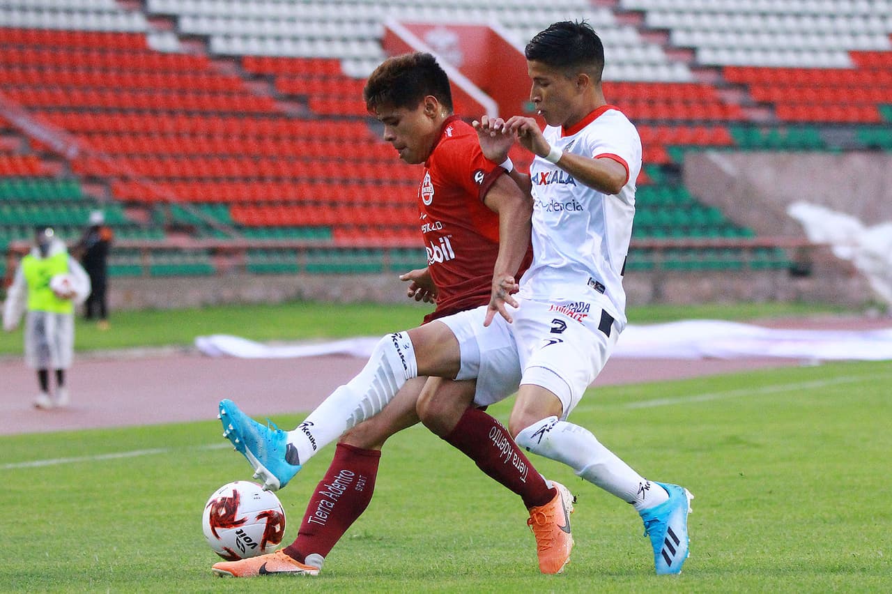 Con goles de Julio Doldán y Jorge Zárate, Tlaxcala consigue vencer a los Mineros en calidad de visitante.