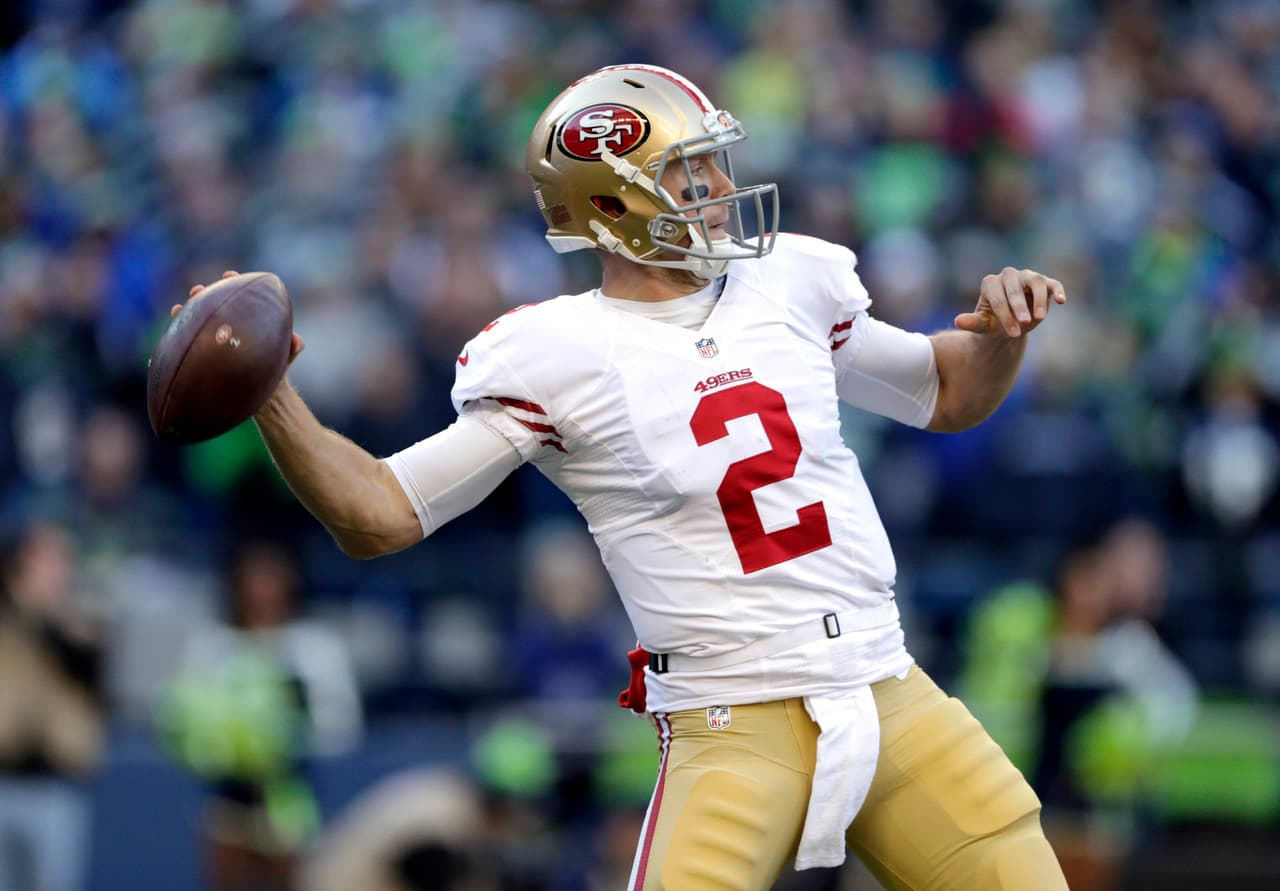 22.- Blaine Gabbert, QB, San Francisco 49ers.- 16.76 puntos.