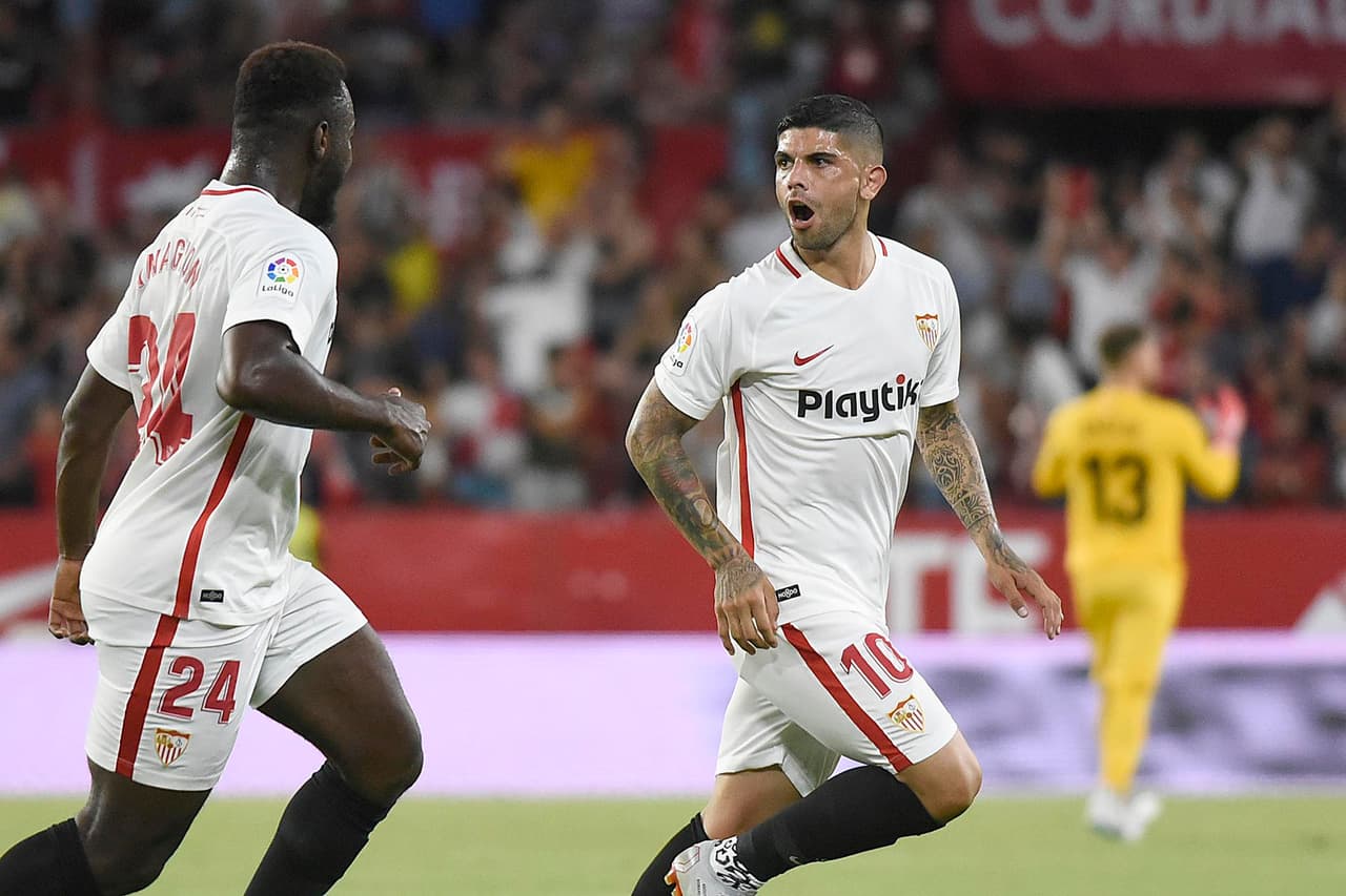 Sevilla 1-0 Zalgiris: corta resultó la diferencia entre el múltiple campeón de Europa League y el club lituano. La única anotación del partido la consiguió Ever Banega al minuto 34