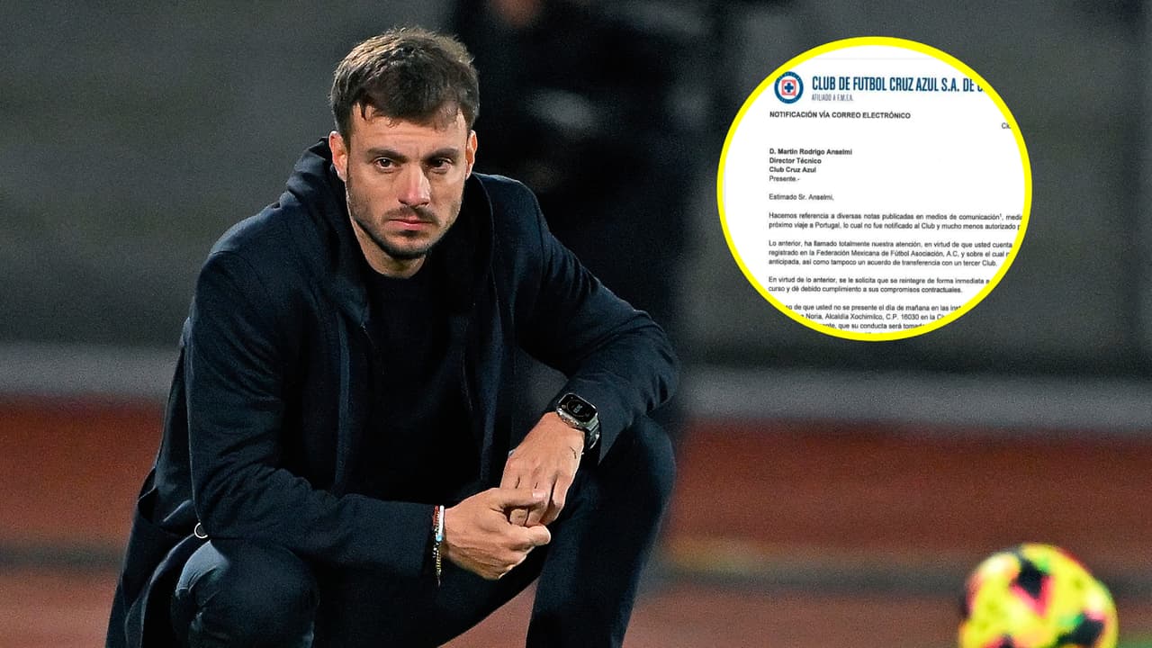Cruz Azul lanza advertencia a Martín Anselmi