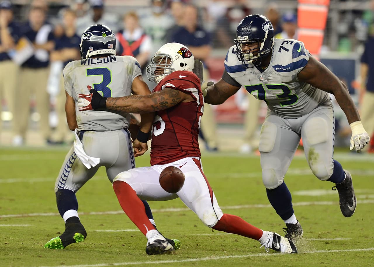 Russel Wilson estaba en su año de novato tras ser elegido en el Draft del 2012.