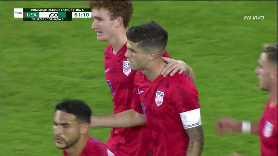 ¡GOOOL! Christian Pulisic anota para USA