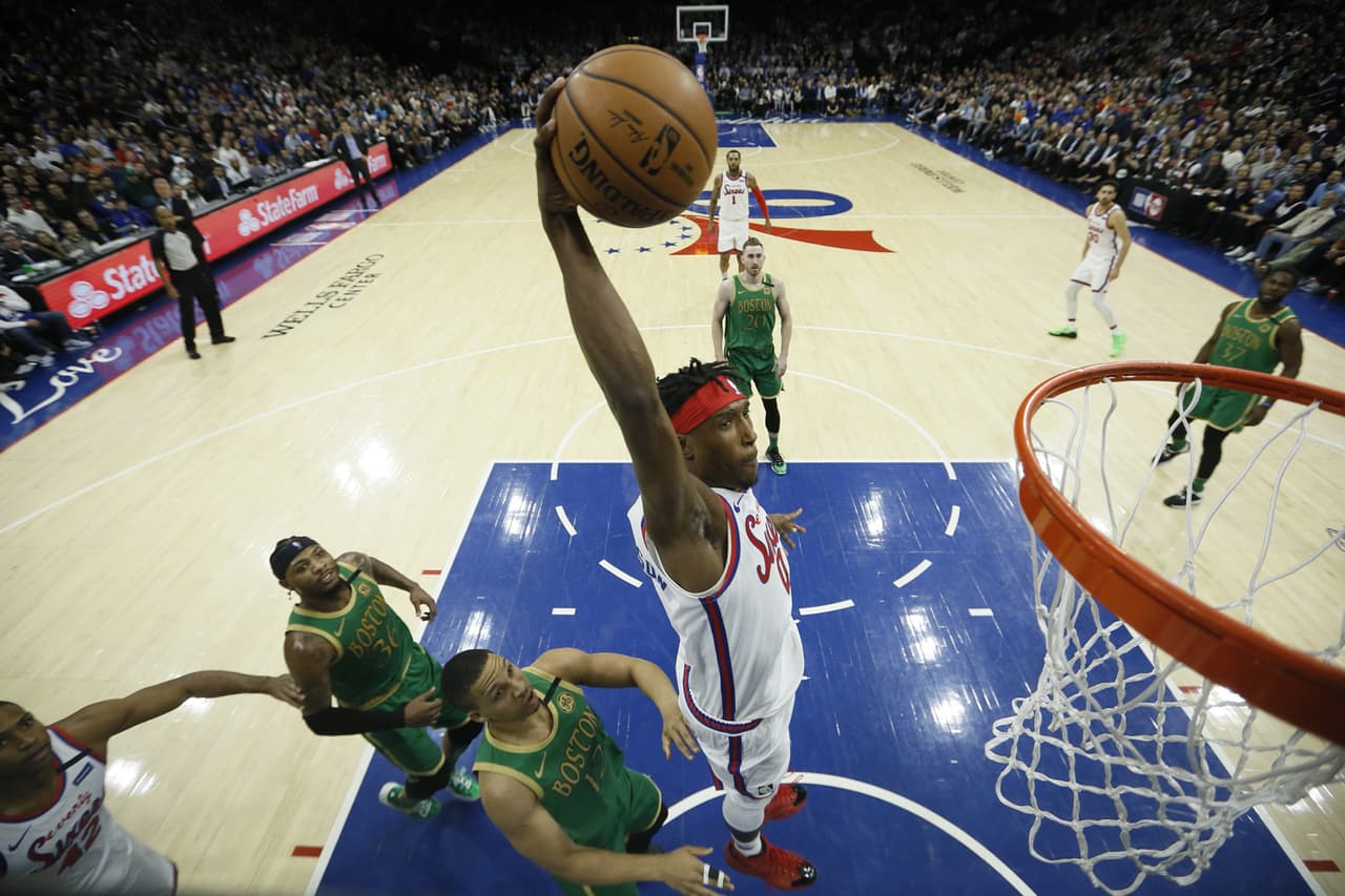 76ers vence a Celtics, sin el lesionado Embiid