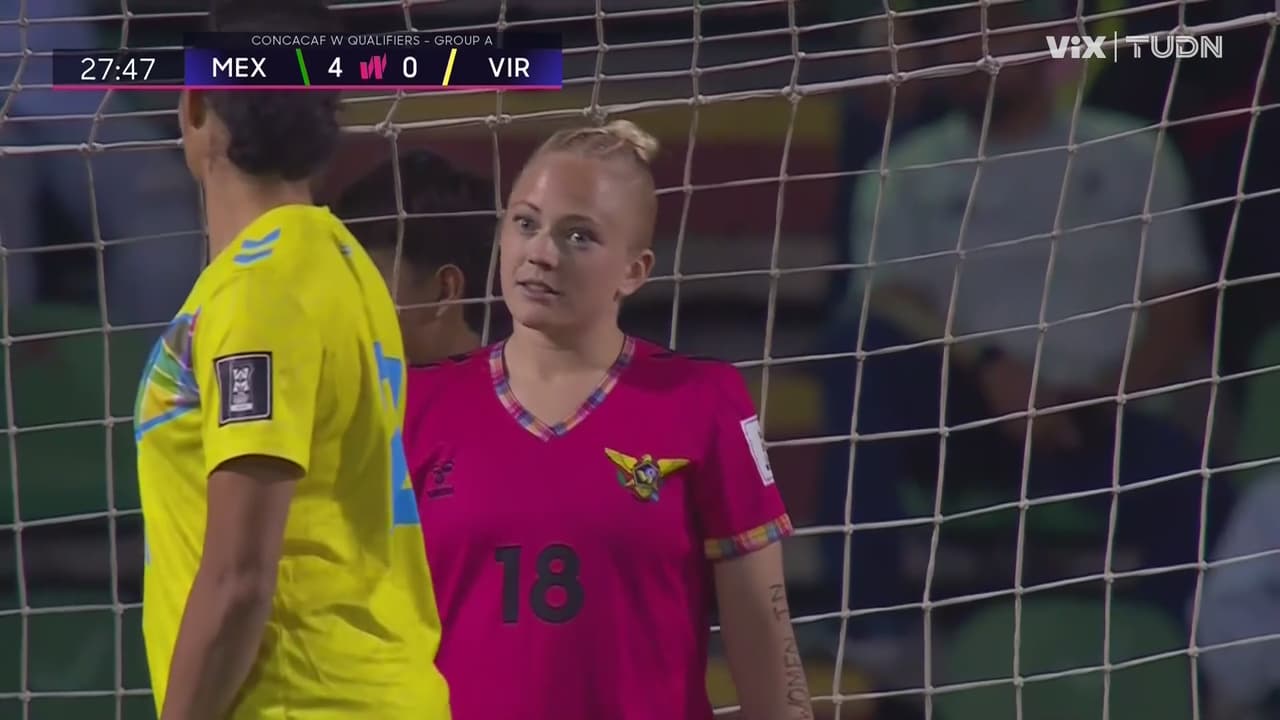 ¡Kim Rodríguez se hace presente en el marcador! México pone el quinto