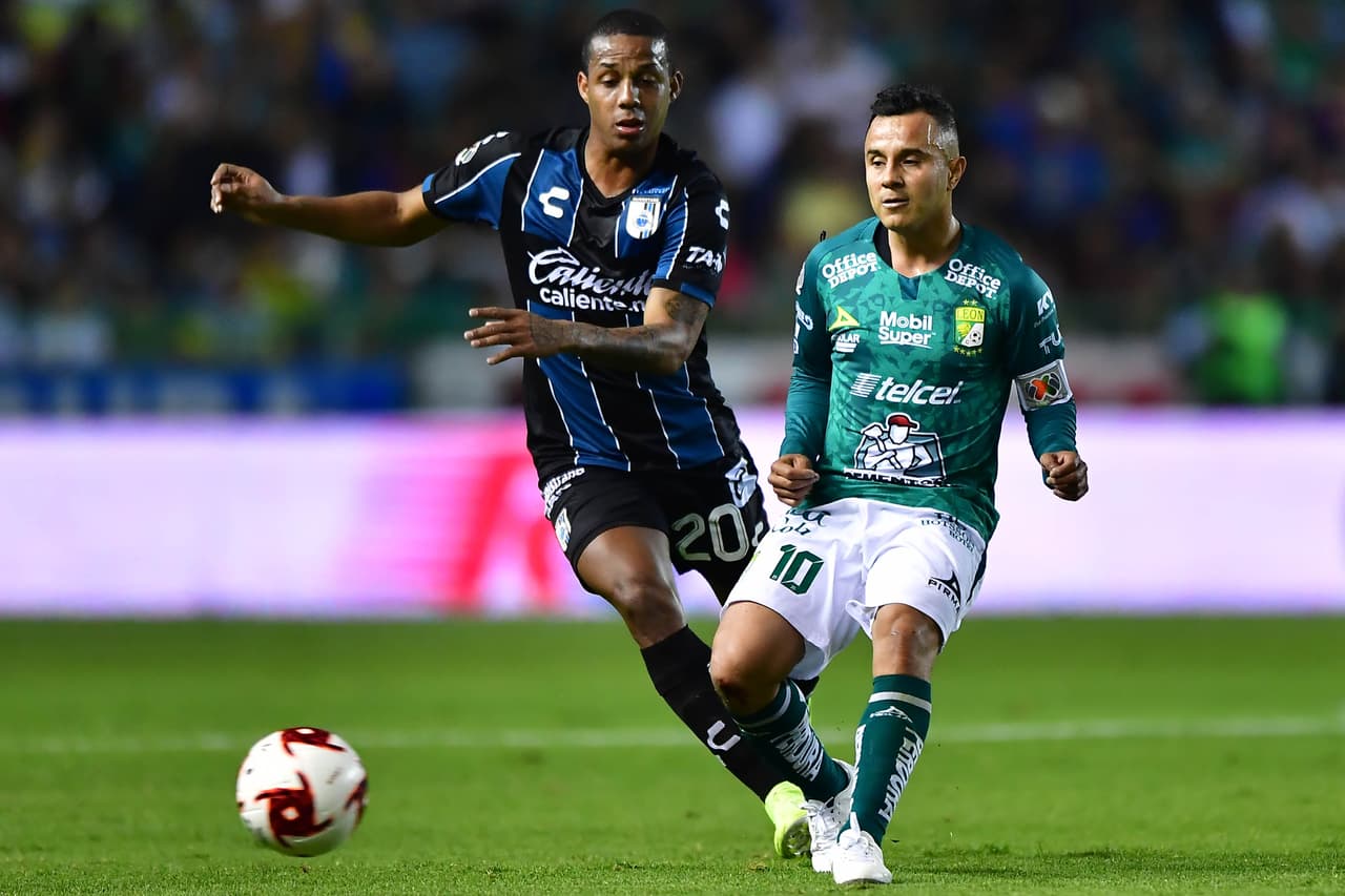 Con goles de Ángel Mena y Leonardo Javier Ramos León se impone 3-1 al Querétaro.