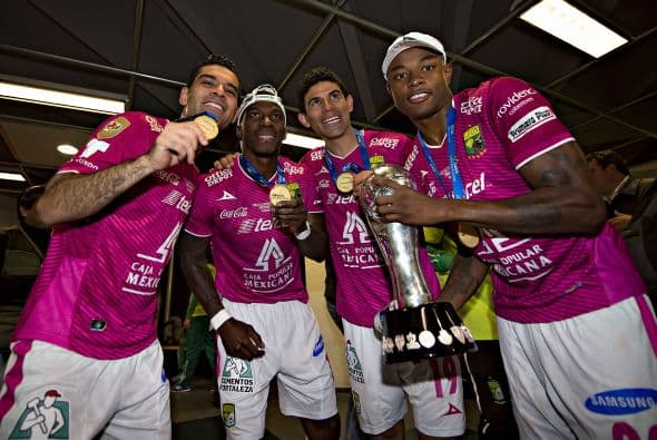 León es el vigente campeón del fútbol mexicano tras derrotar en el Clausura 2014 al Pachuca.