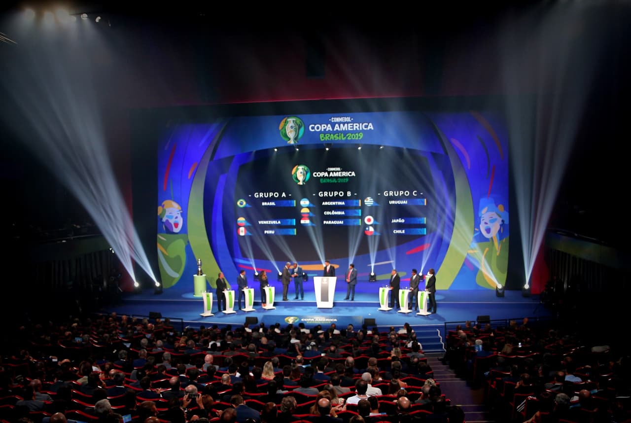 Definidos los grupos para la Copa América Brasil 2019