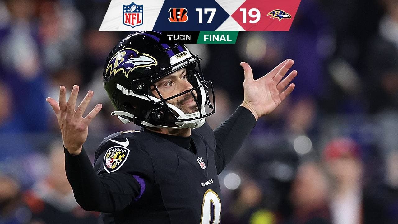 Tucker vuelve a guiar al triunfo a los Ravens