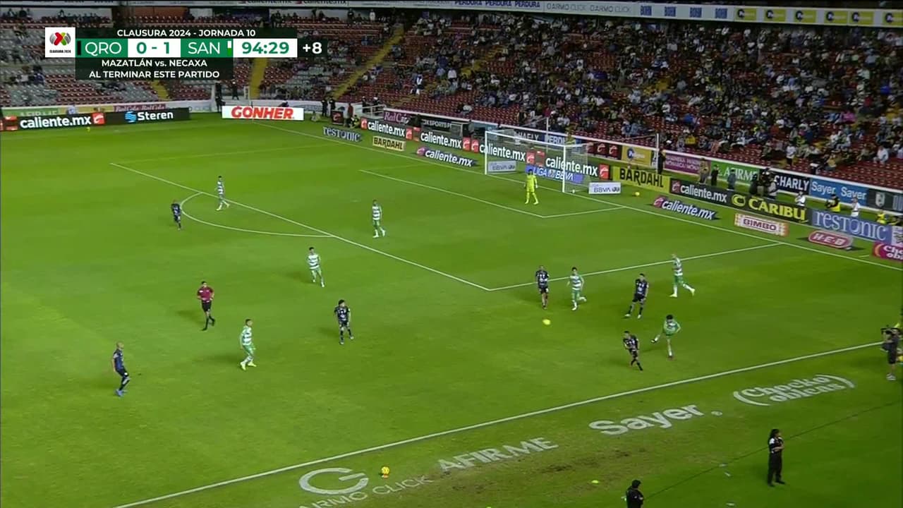 ¡TIRO ATAJADO! disparo por Ramiro Sordo.