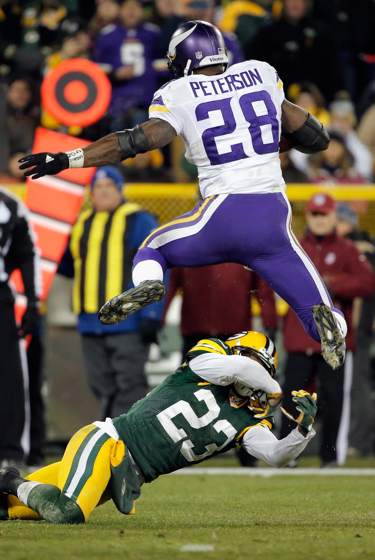 Los Vikings se coronan en la Norte NFC al derrotar a los Packers 20-13. Checa las mejores tomas del partido.