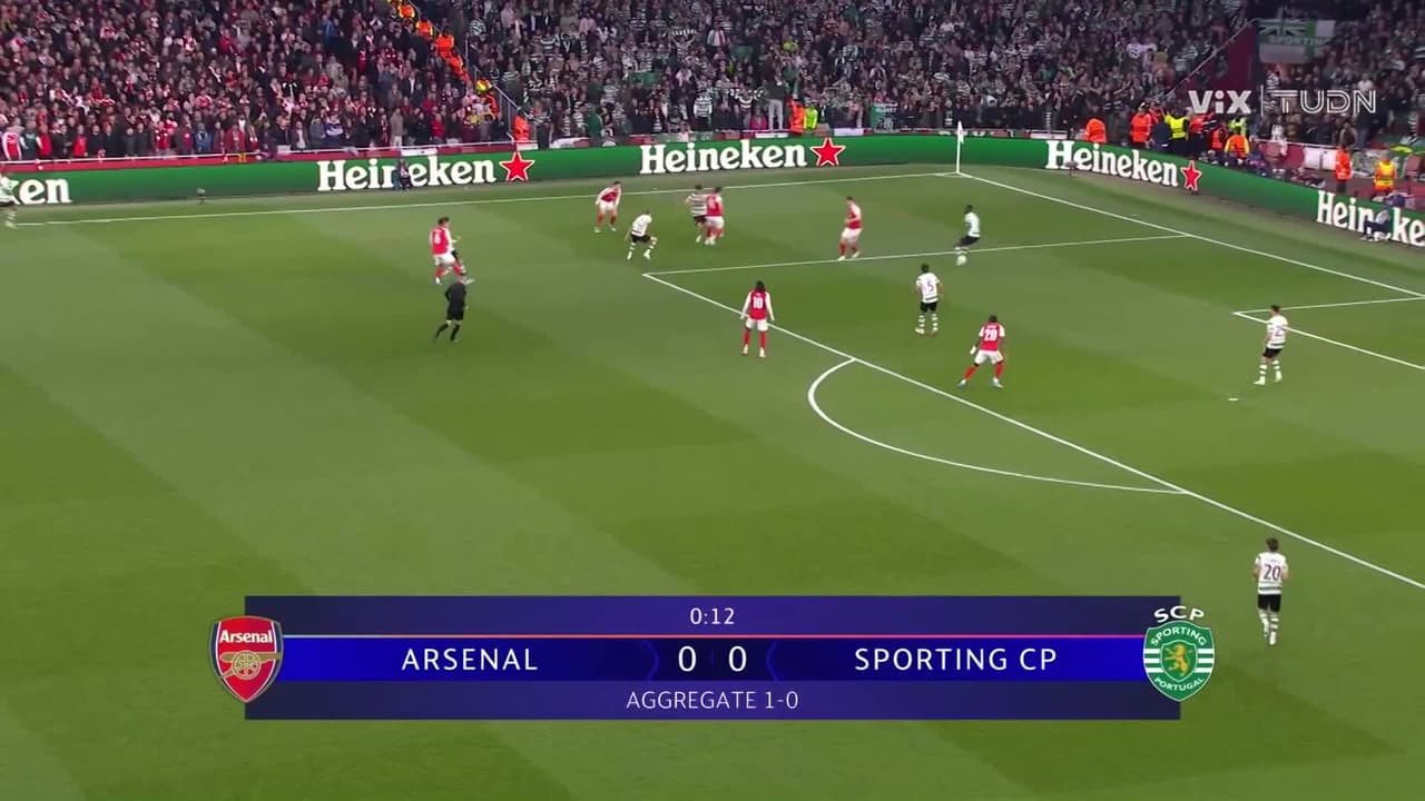 ¡Todo se define en Londres! Arsenal vs Sporting EN VIVO por la vuelta de Champions