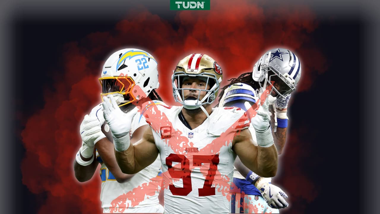 La Semana 3 de la NFL dejó fuera de juego tres jugadores por lesión, uno sí regresará