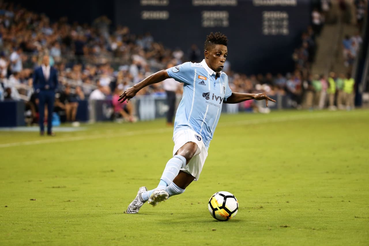 El juvenil ghanés Latif Blessing fue la segunda selección del Draft del cuadro angelino.