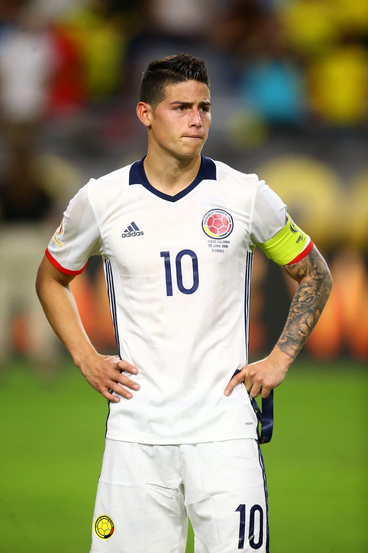La tercera posición fue para la Colombia de James Rodríguez.
<br>