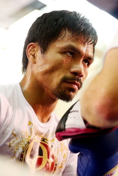 Manny Pacquiao entrena