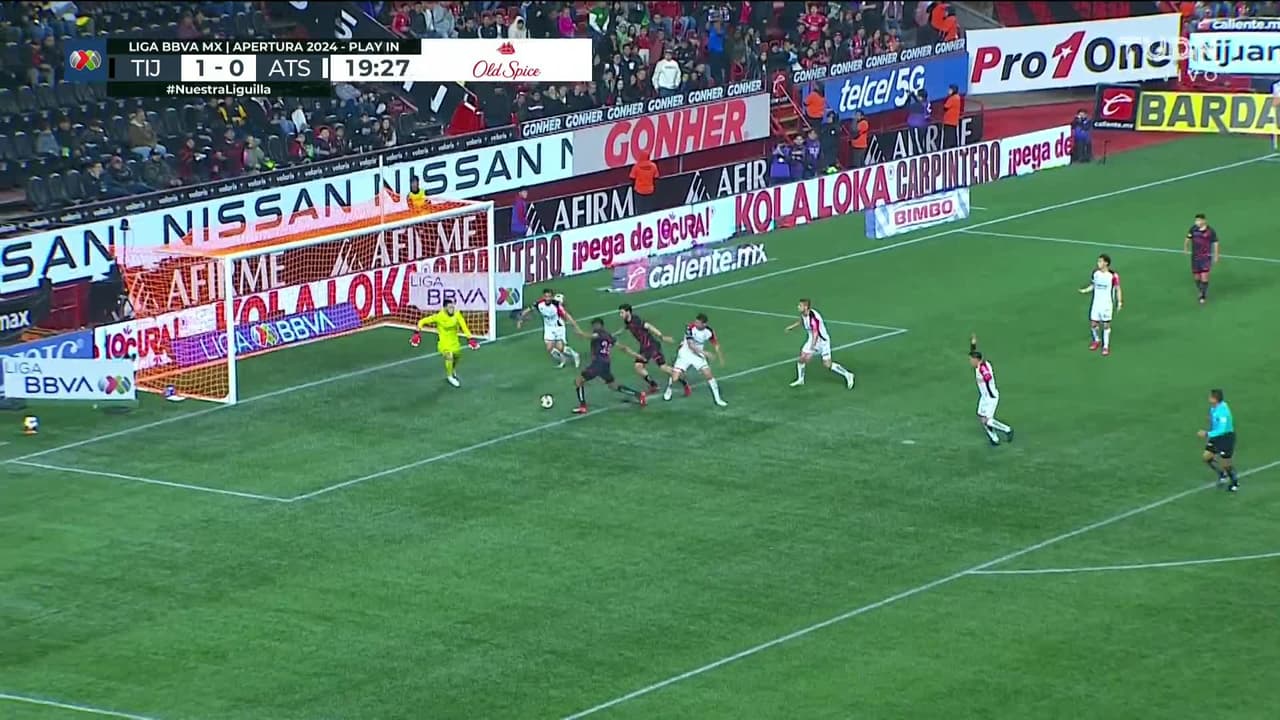 ¡Tijuana marca el segundo! El doblete de Zúñiga aumenta la ventaja