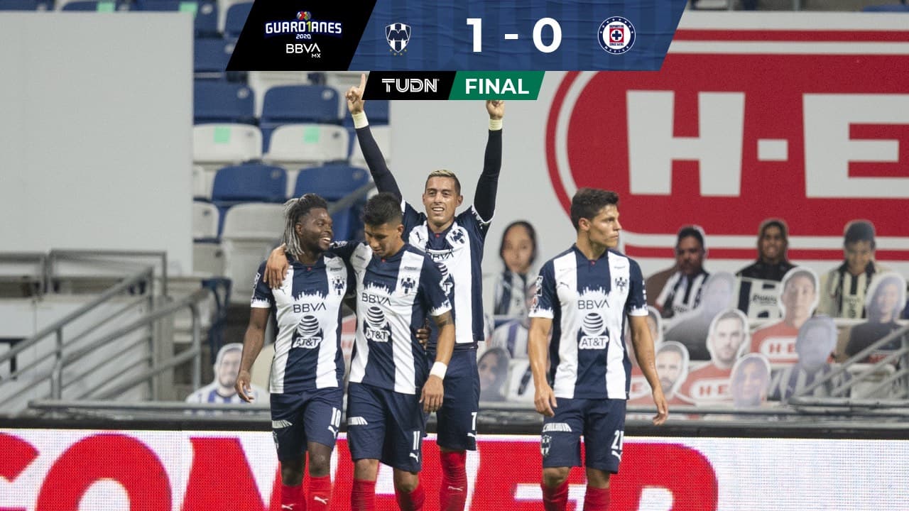 Monterrey vence a Cruz Azul con gol de Funes Mori