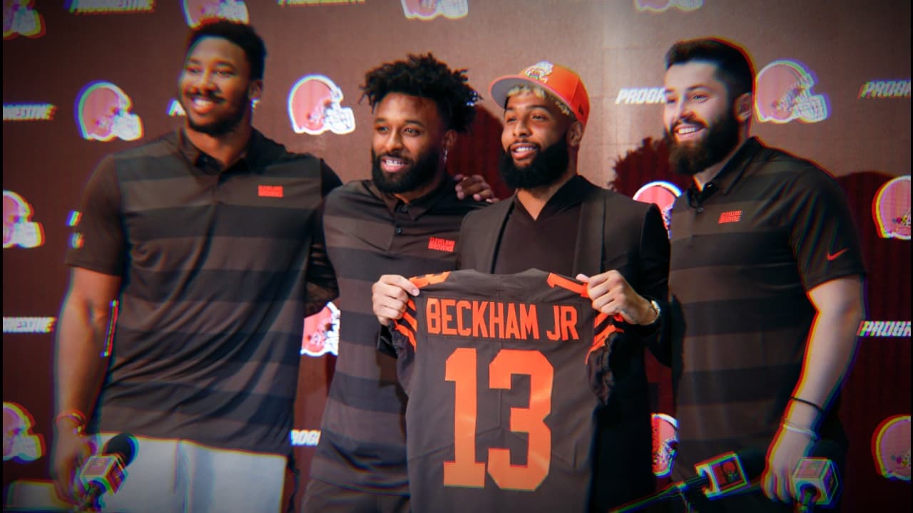 Parece ser que Odell Beckham Jr. todavía no digiere el canje que lo ha llevado de los New York Giants a los Cleveland Browns. Pero a pesar de los sentimientos y sensaciones, hoy fue presentado de manera oficial como nuevo miembro del equipo.