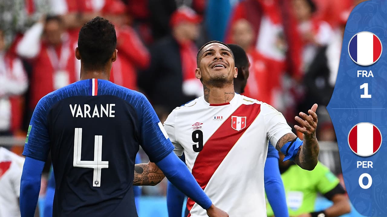 Perú pierde 1-0 con Francia y se convierte en la primera selección latina eliminada de Rusia