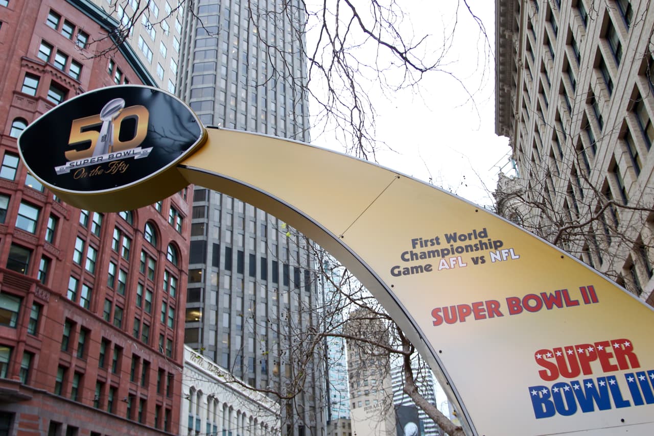 San Francisco luce reluciente ante la llegada de la pasión NFL por el Super Bowl 50.