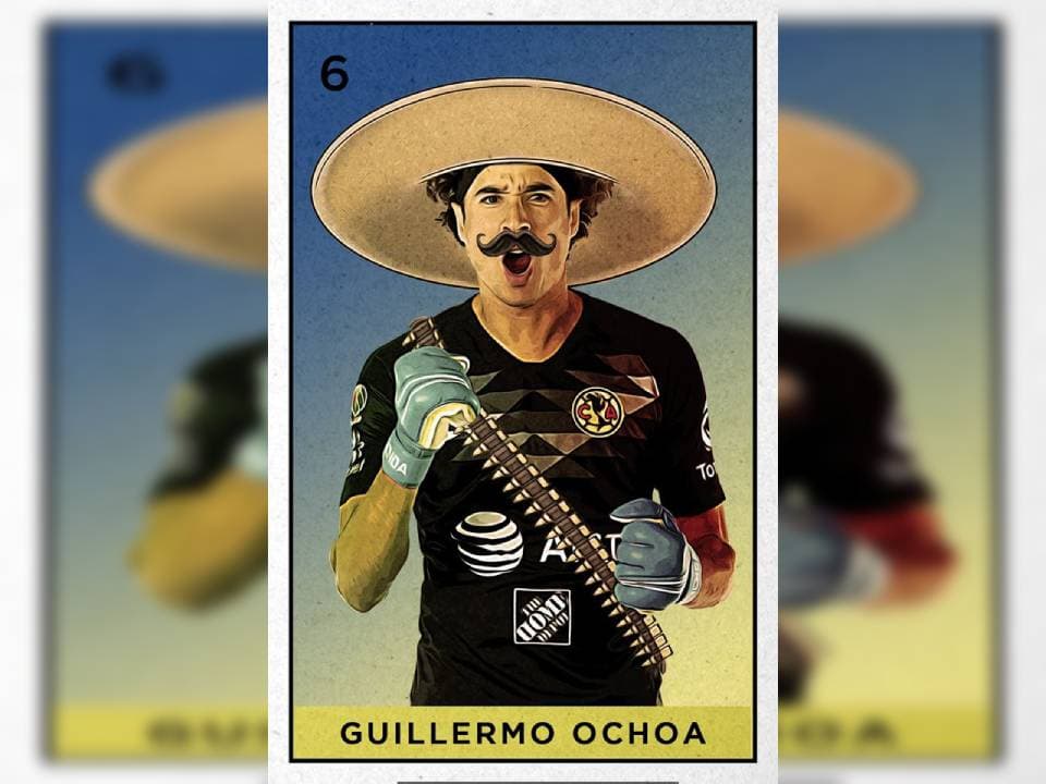 Los jugadores americanistas al estilo de la Revolución Mexicana para conmemorar el 20 de noviembre.