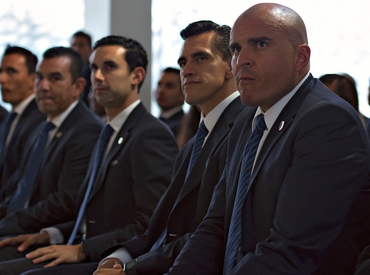 Foto durante la Comida-Presentacion de los Arbitros Mexicanos FIFA 2016, en la foto: Francisco Chacon 13/01/2016/MEXSPORT/ Javier Ramirez.