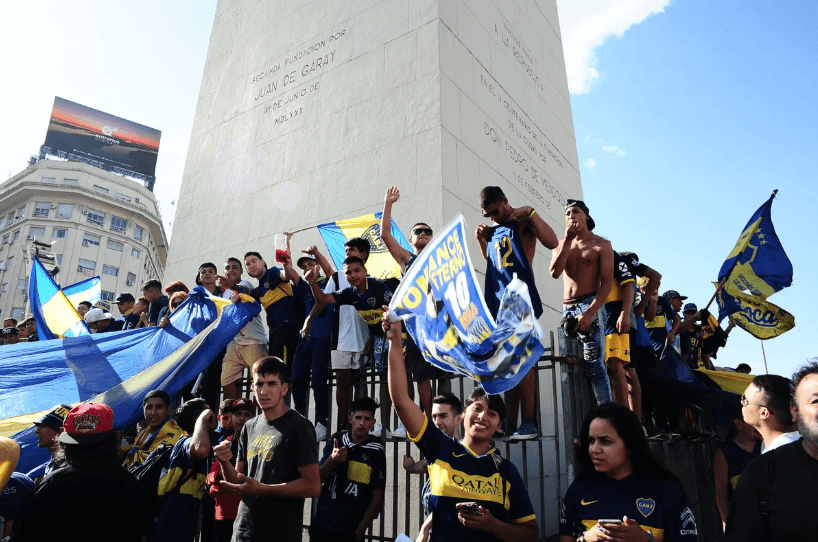 Gran ambiente en el festejo del Día del Hincha de Boca Juniors. La primera vez que se celebró fue el 12-12-12, para demostrar el orgullo de ser bostero.