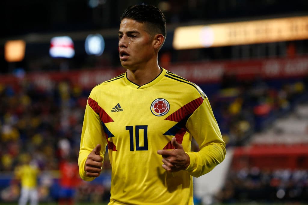 James Rodríguez fue el hombre clave en el triunfo de Colombia 3-1 contra Costa Rica en Nueva Jersey, en donde debutó con doblete el delantero Juan Camilo Hernández, de 19 años.