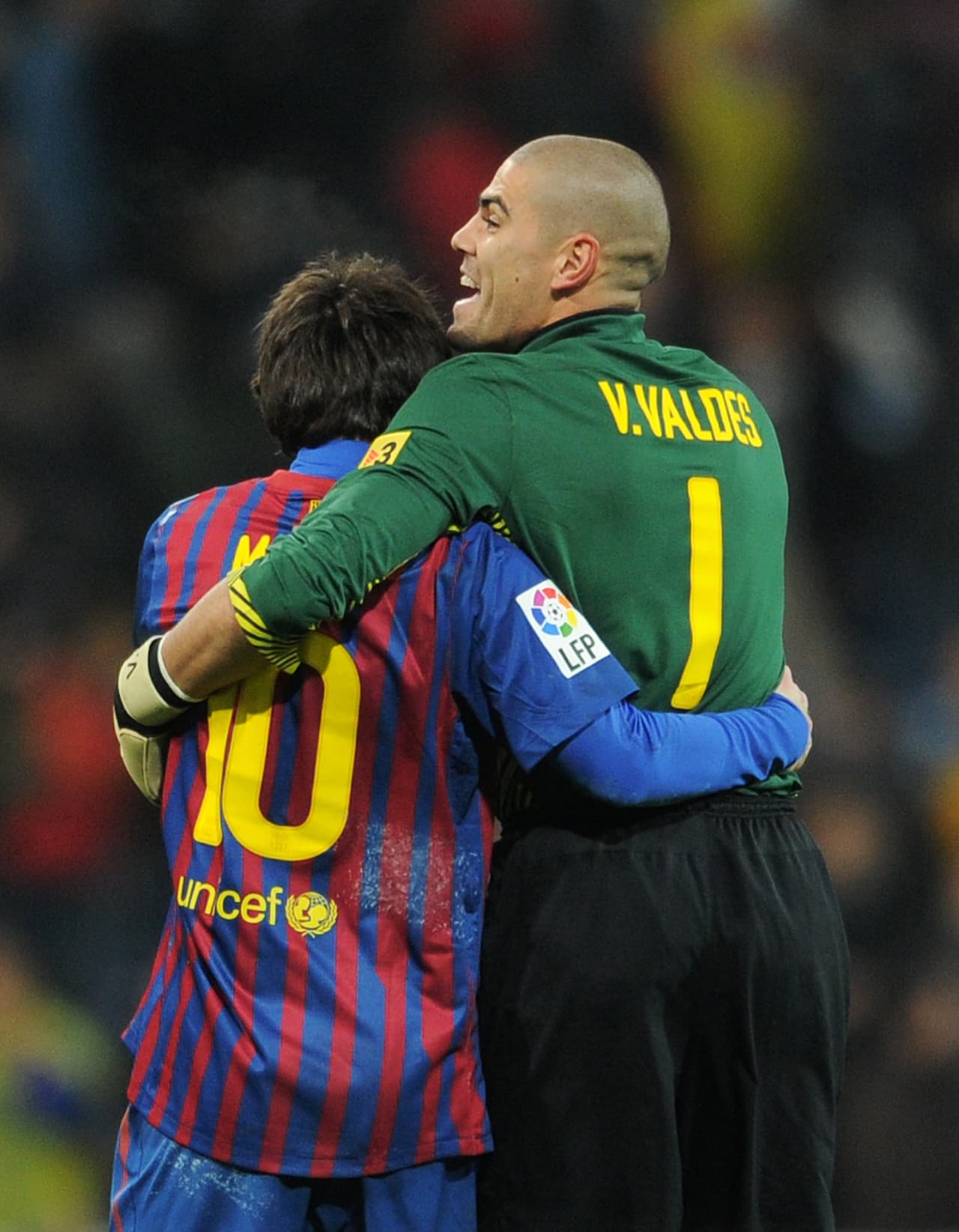 En la portería, la gran ausencia fue la de Víctor Valdés, campeón tres veces de la Champions junto a Messi.
