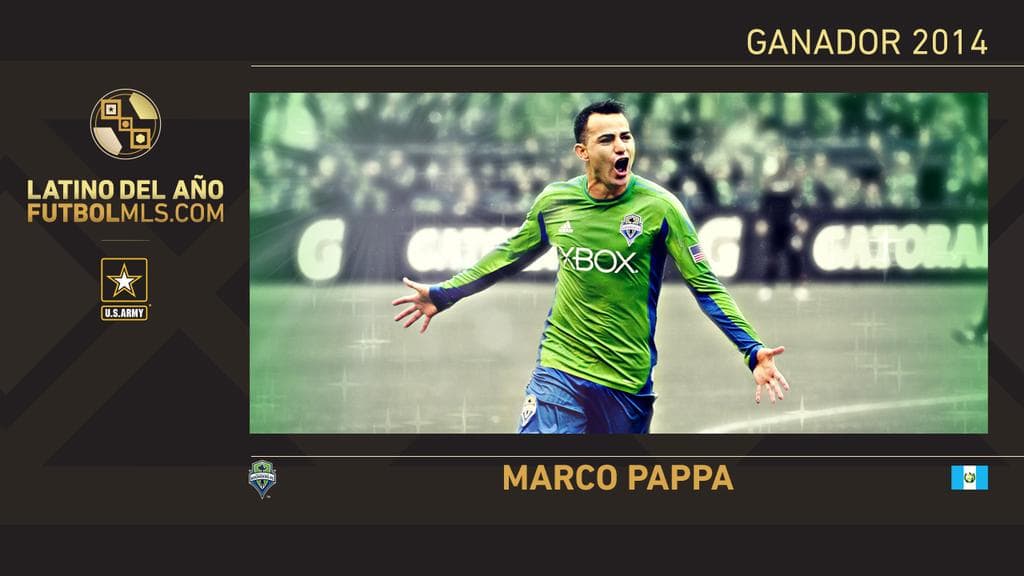 Marco Pappa Latino del Año 2014 en la MLS.