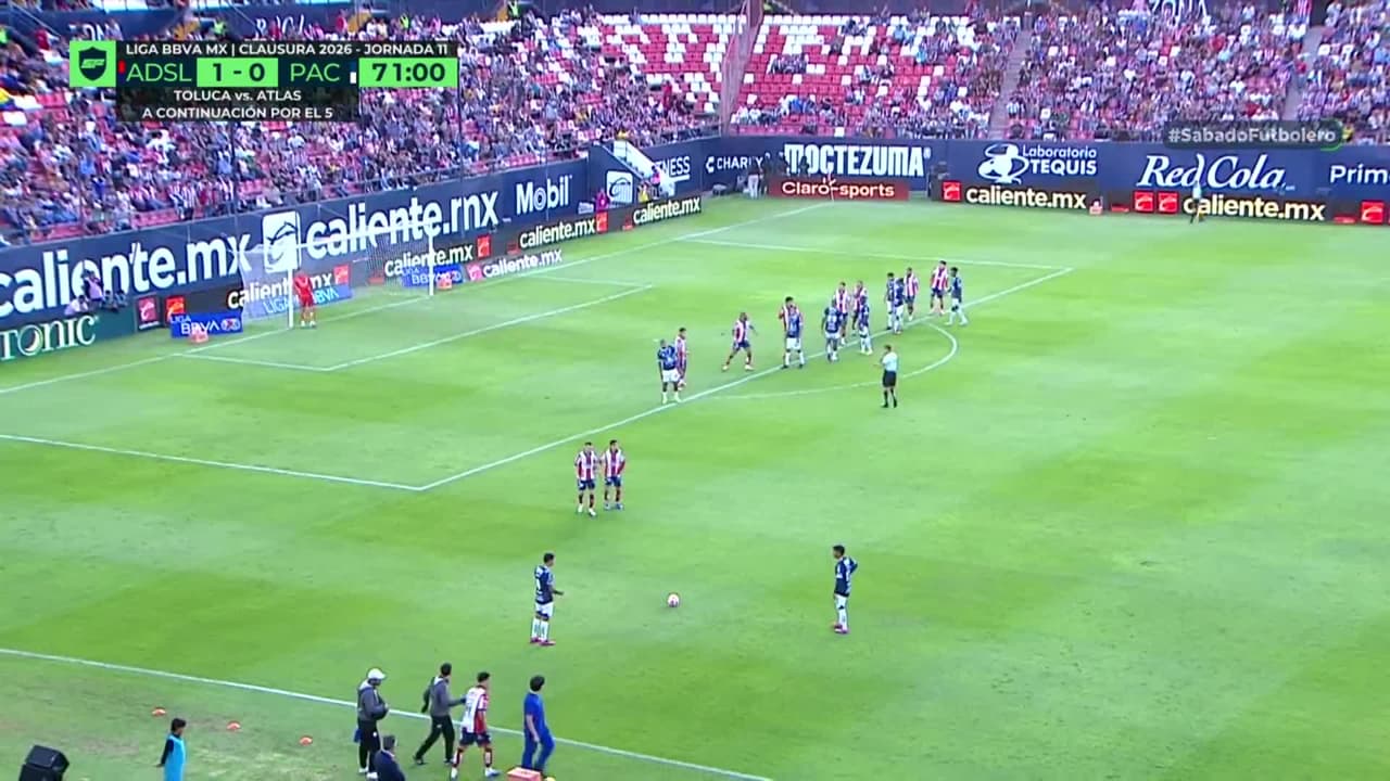 ¡GOL!  anota para Pachuca. Salomón Rondón