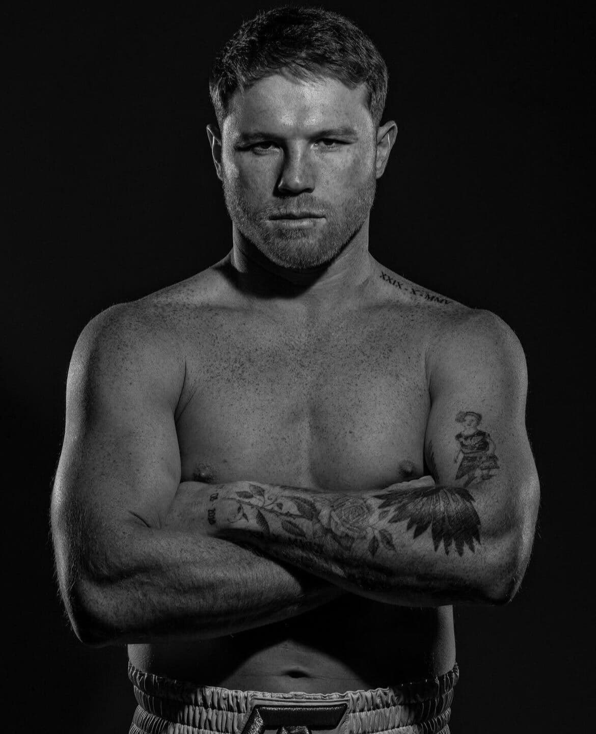 'Canelo' Álvarez tiene cerca de 14 tatuajes en su cuerpo.