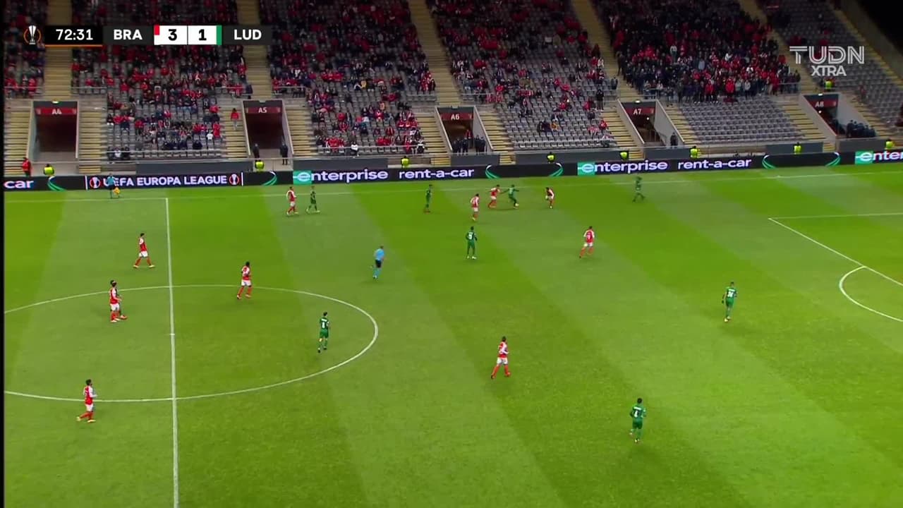 ¡GOL!  anota para Sporting Braga. Mario González