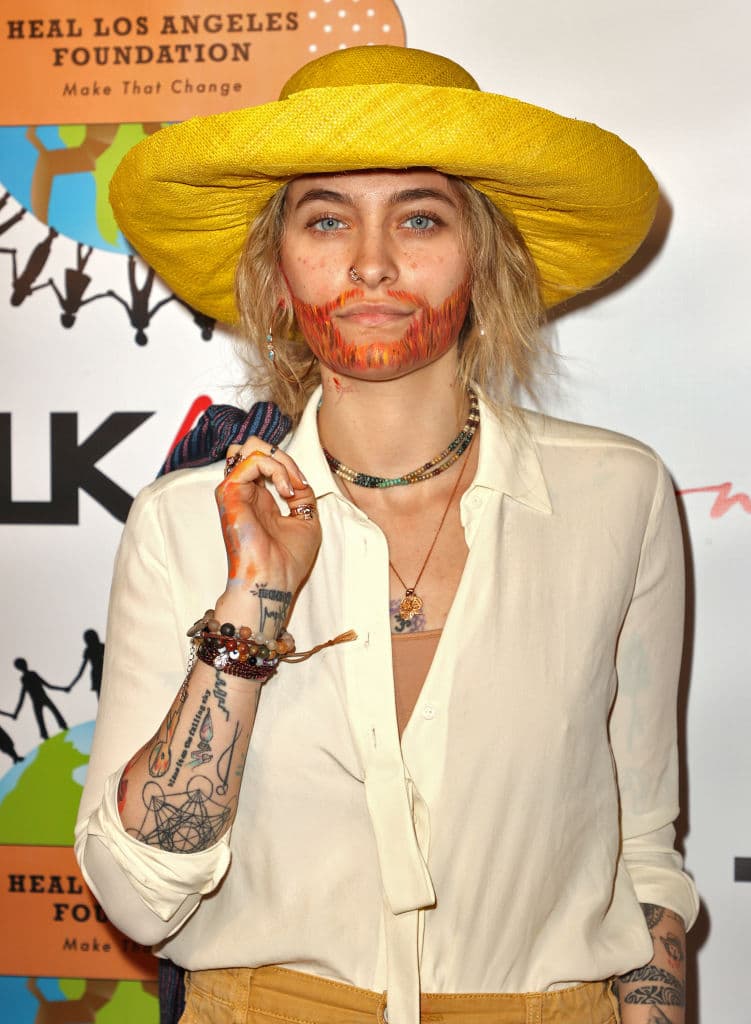 Paris Jackson se disfrazó de Vincent Van Gogh.