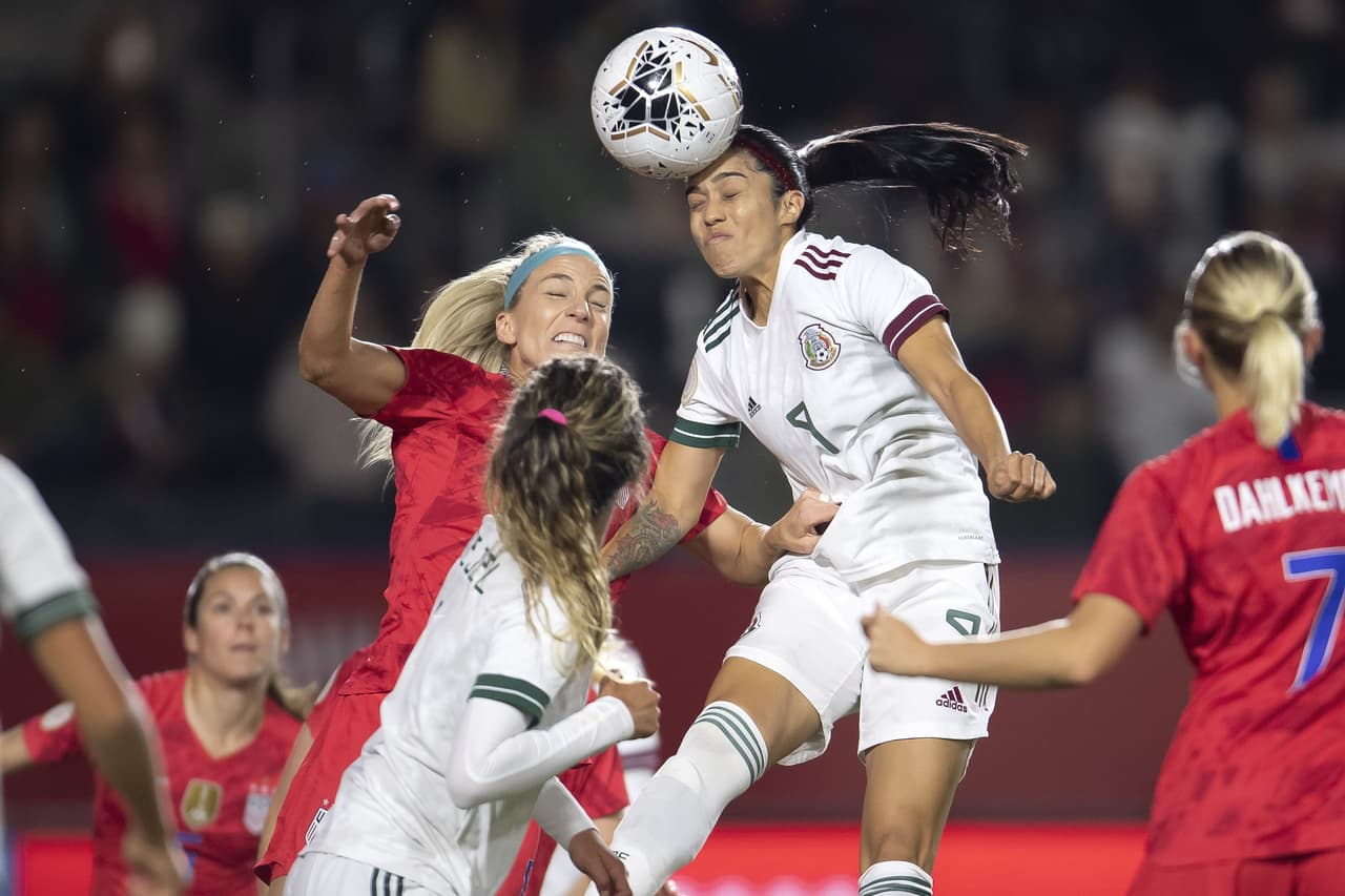 Con goles de Christen Press, Rose Lavelle y doblete de Samantha Mewis, Estados Unidos golea y elimina a México.
