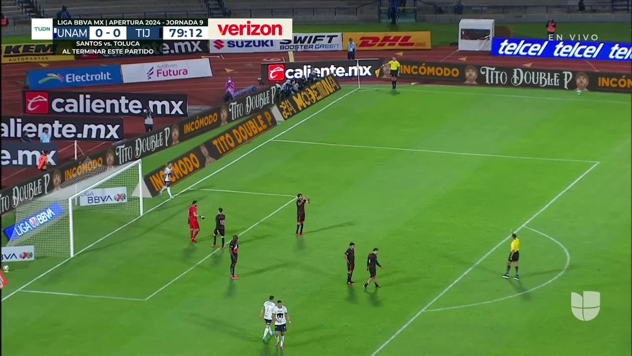 ¡TIRO ATAJADO! disparo por Guillermo Martínez.