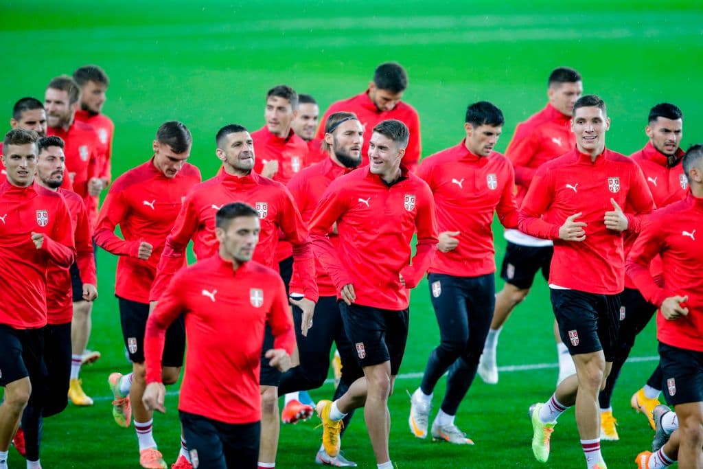 Serbia asfixiaba a Noruega hacia los 20’ de juego.