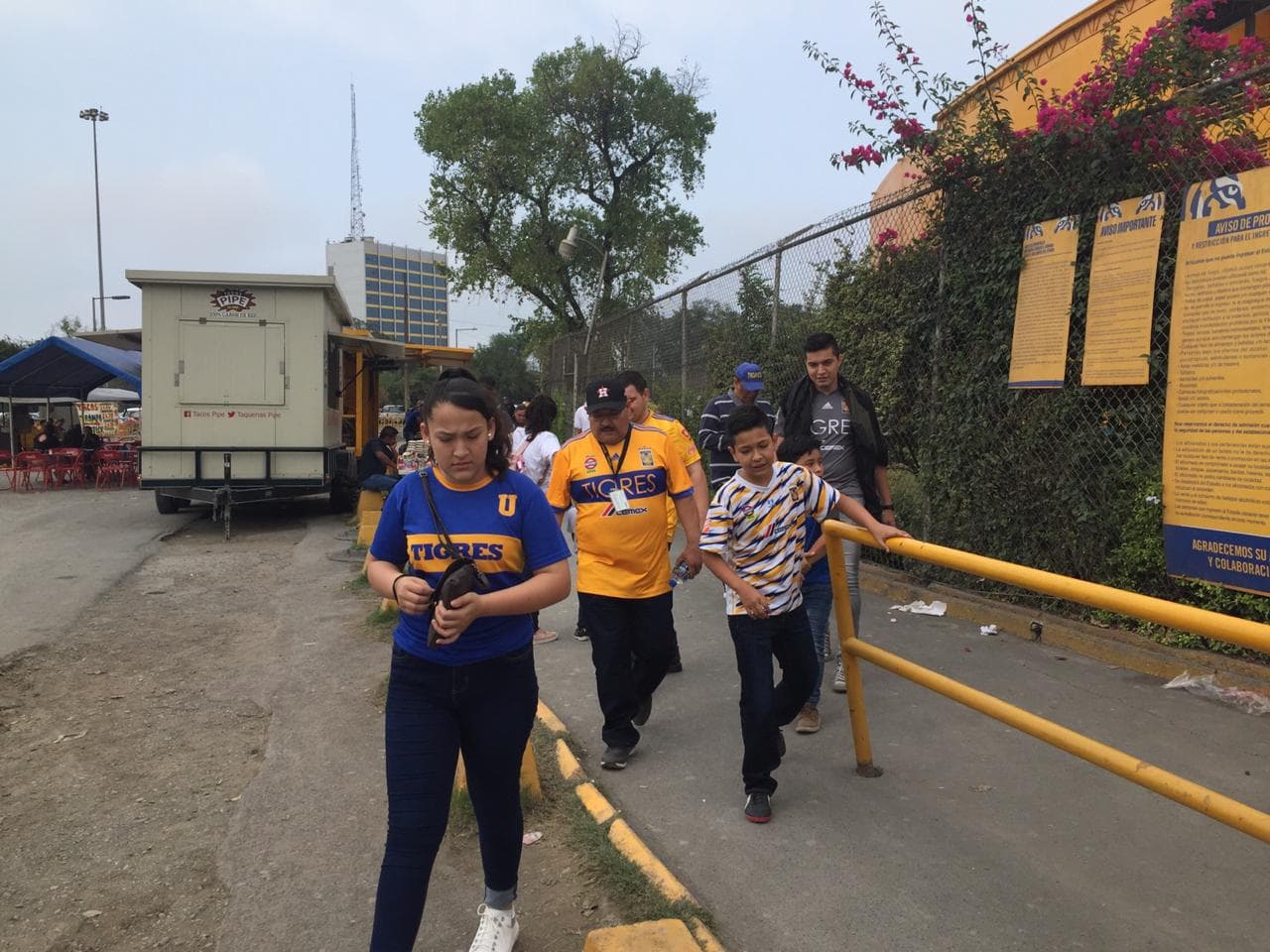 Después del 1-1 en la ida, los fanáticos de Tigres llegan al 'Volcán' para el juego de vuelta de Cuartos de Final del Clausura 2019 contra Pachuca.